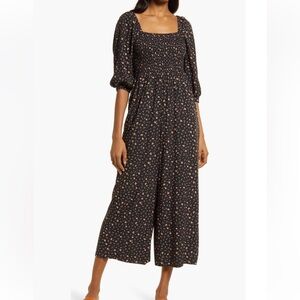 Madewell Lucie floral jumpsuit